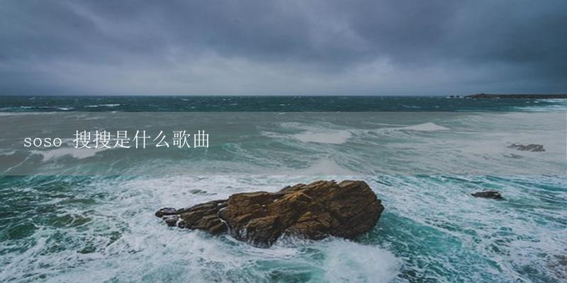 soso 搜搜是什么歌曲插图